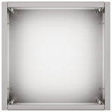 Garden Planter Silver 20 x 20 x 75 cm Galvanised Steel 8005326