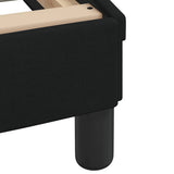 Bed Frame "Dover" Black 180x200 cm Super King Fabric 373335