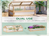 Raised Garden Flower Bed Kit with Greenhouse 32350508