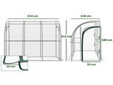 Walk-In Lean to Wall Tunnel Greenhouse 88926187
