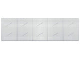 Gabion with 3.5 mm Wire and 5x2.5 cm Mesh 250x10x100 cm 3461567