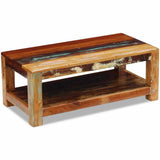 Coffee Table Solid Reclaimed Wood 90x45x35 cm 243322