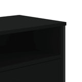 TV Cabinet Black 122x34x41 cm Engineered Wood 848579