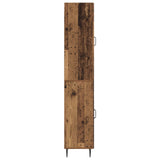 Cabinet Set 2 pcs Old Wood 33 x 34.5 x 89.5 cm Engineered Wood 3416635