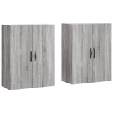 Wall Mounted Cabinets 2 pcs Grey Sonoma Engineered Wood 3197895