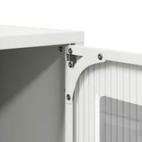 TV Cabinet White 68x39x60.5 cm Steel 853391