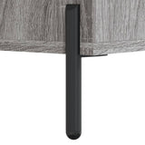 Highboard Grey Sonoma 69.5x34x180 cm Engineered Wood 3199695