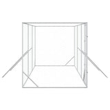 Outdoor Dog Kennel Silver 6x2x2 m Galvanised Steel 3190459