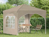 Pop-up Party Tent 192 x 192 x 245 cm Cream 42019823