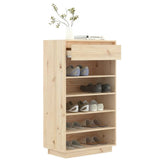 Shoe Cabinet 60x34x105 cm Solid Wood Pine 813550