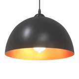Pendant Lamps 2 pcs Height Adjustable E27 Black 30 cm Metal 4103451