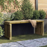 Garden Bench Extendable 212.5x40.5x45 cm Impregnated Wood Pine 832529