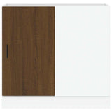 Kitchen Base Cabinet Lyon Brown Oak Engineered Wood 854295