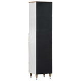 Bathroom Cabinet 38x33.5x160 cm Solid Wood Mango 4018686