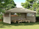 Party Tent Folding Taupe 292 x 440 x 315 cm Oxford Fabric 42023623