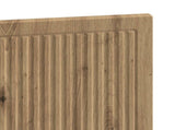 Wall-Mounted Headboard EDE Artisan Oak Engineered Wood 896104