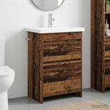 Bathroom Furniture Set Old Wood 61 x 40 x 84.5 cm 3404264