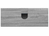 Bathroom Sink Cabinet DELFT Grey Sonoma 59.5 x 31.5x 59 cm 897011