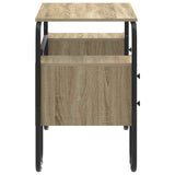 Desk with Storage Sonoma Oak 145 x 50 x 75 cm 8008009