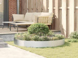 Planter Ring 5 pcs Silver 120 x 120 x 20 cm Galvanised Steel 873645