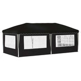Pop-up Party Tent 575 x 289 x 245 cm Black 42019799