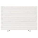 Garden Planter White 70x40x49.5 cm Solid Wood Pine 3282550