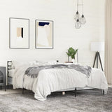 Bed Frame without Mattress Grey Sonoma 135x190 cm Double 3280075