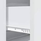 Drawer Cabinet White 66 x 34.5 x 90 cm Engineered Wood 894145