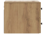 Wall-Mounted Bedside Cabinet 2 pcs Artisan Oak Engineered Wood 897974