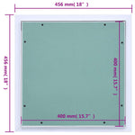 ZNTS Access Panel with Aluminium Frame and Plasterboard 400x400 mm 145100