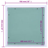 ZNTS Access Panel with Aluminium Frame and Plasterboard 400x400 mm 145100