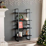 Book Cabinet Black Engineered wood Book Cabinet Rectangular 806458