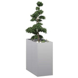 Planter 40x80x80 cm Galvanised Steel 860778
