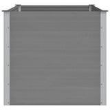 Garden Raised Bed WPC 150x100x91 cm Grey 43610