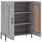 Sideboard Grey Sonoma 69.5x34x90 cm Engineered Wood 830210