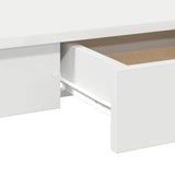 ZNTS Desk White 100x45x75 cm Engineered Wood 860427