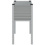 Garden Planter Grey 100x45x90 cm Steel 4008970