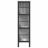 Bookshelf Grey Sonoma 82 x 32 x 112 cm Engineered Wood 883991