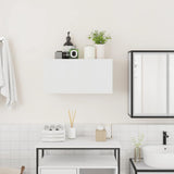 Bathroom Wall Cabinet White 60x25x30 cm Engineered Wood 860058