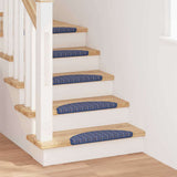 Self-adhesive Stair Mats 15 pcs Blue 56 x 17 x 3 cm 42011442