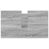 Bathroom Basin Cabinet Grey Sonoma 60x34.5x60 cm 861895