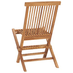 3 Piece Folding Outdoor Dining Set Solid Teak Wood 315455