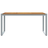Garden Dining Table Grey 160 x 80 x 75 cm 4010603