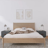 Bedside Cabinets 2 pcs Grey 40x34x35 cm Solid Wood Pine 818290