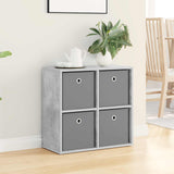 Sideboard with Drawer Concrete Grey 59.5 x 27 x 57 cm 8000535