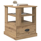Bedside Cabinet Artisan Oak 50 x 50 x 60 cm Engineered Wood 881409