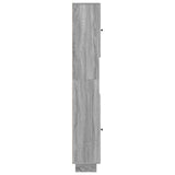 Bathroom Cabinet with Open Shelf EDE Grey Sonoma 895941