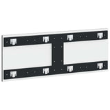 Wall-Mounted Headboard BREDA Black Engineered Wood 897616