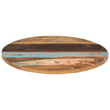 286040 Round Table Top 80 cm 25-27 mm Solid Reclaimed Wood