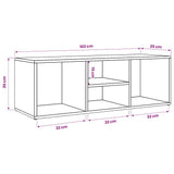 Shoe Storage Bench Old Wood 102x35x35 cm Engineered Wood 856410